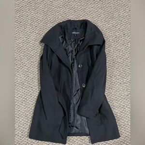 Ambiance Black Trench Coat